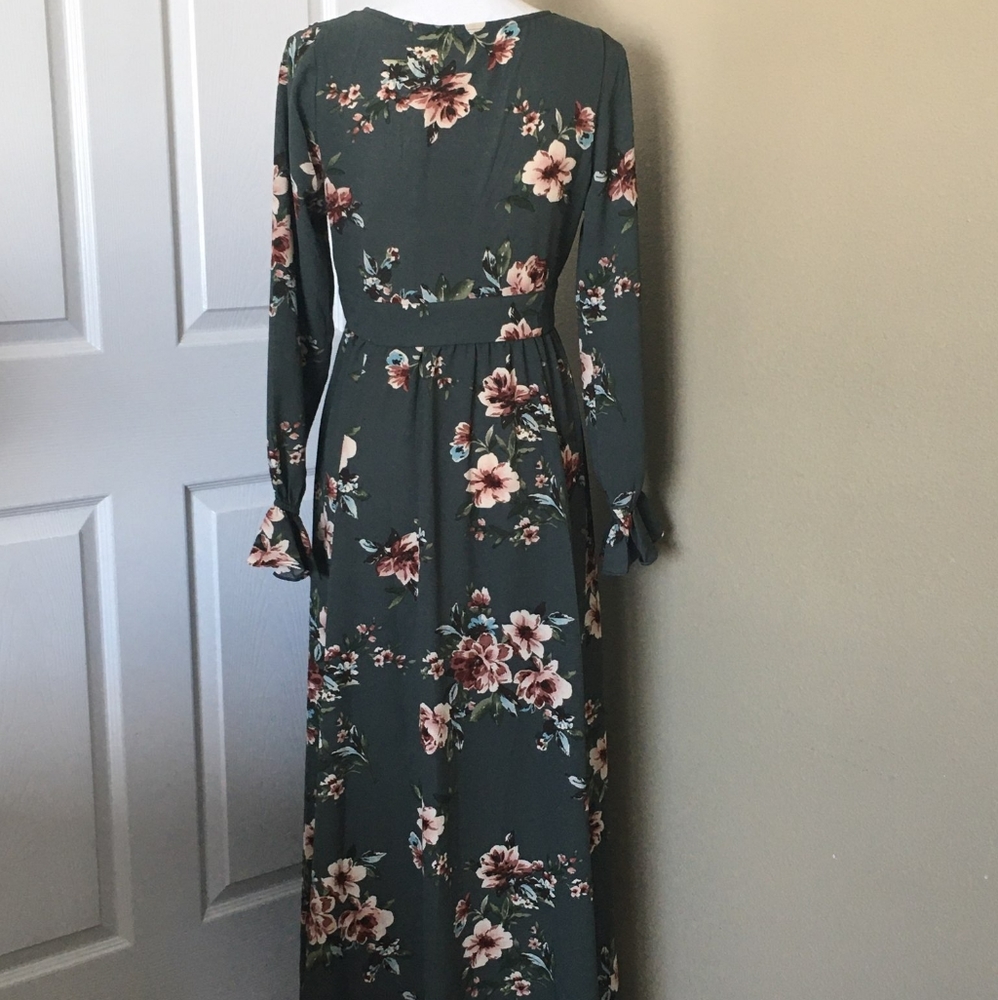 Floral Print Maxi Cardigan - Picture 5 of 6